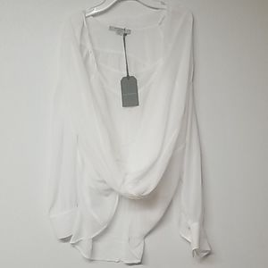Allsaints Womens White Blouse